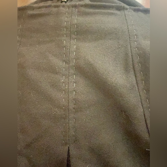 Spiegel Wool Blend Pleated Super Wide Leg Pants. - Picture 8 of 8